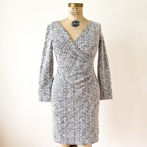Lauren by Ralph Lauren Cotton Tweed Dress Office Career Business - 8P
